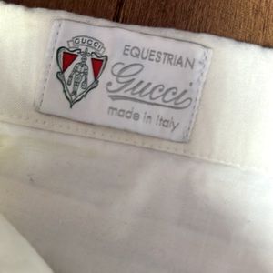 WHITE GUCCI PANTS